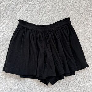 Suzie Kondi Black Pezo Play Shorts Black Gauze Size Small - Never worn!